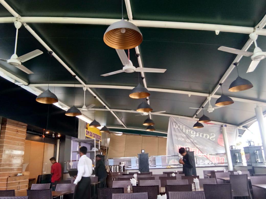 Hotel Half Round Tensile Structure